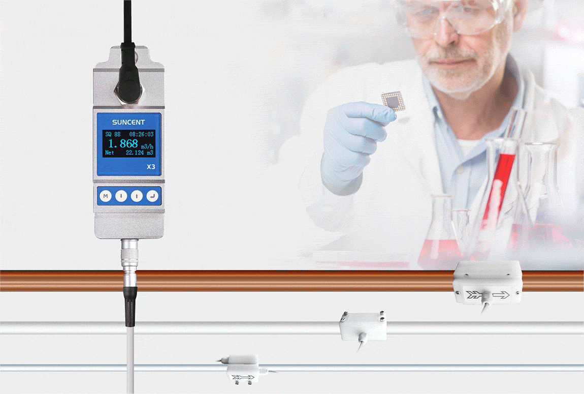 小管防腐蝕丨半導體/化工行業(yè)用夾鉗式軟管超聲波流量計 小管防腐蝕丨半導體/化工行業(yè)用夾鉗式軟管超聲波流量計